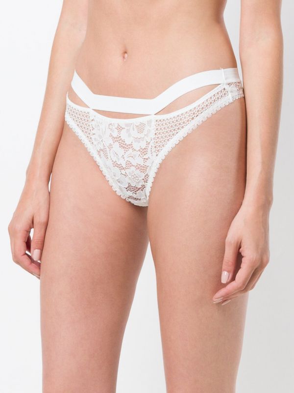 Petunia Ivory Sporty Thong