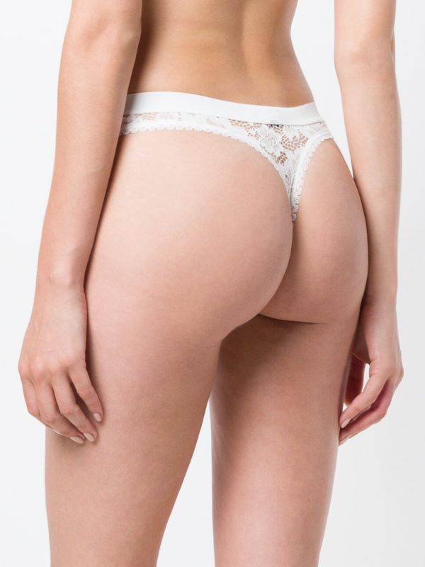 Petunia Ivory Sporty Thong