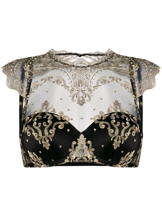Le Desir High Neck Balconette Bra