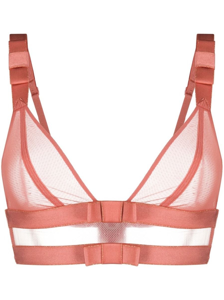 Audacieuse Rose Triangle Bra