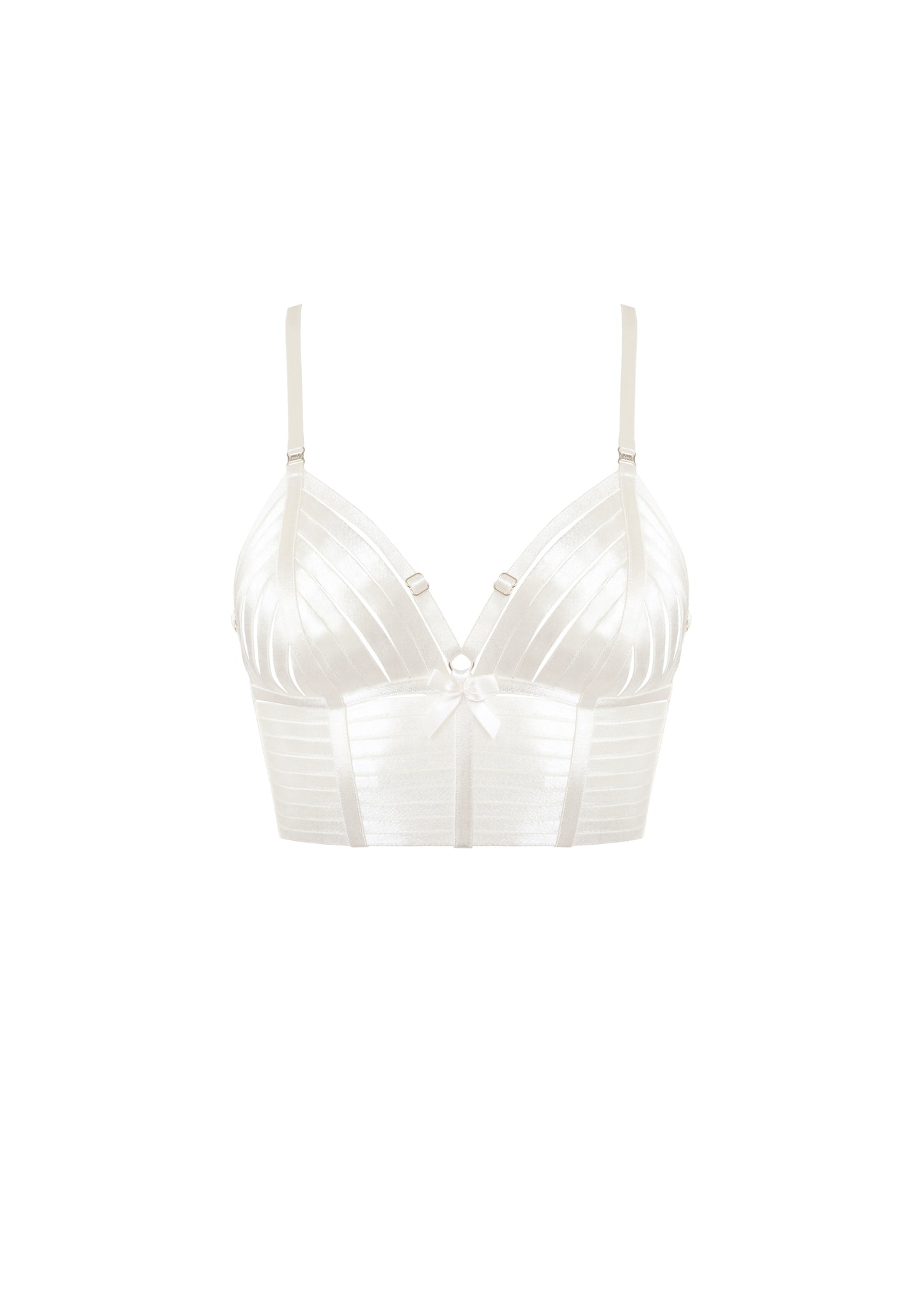 Cream Bondage Belle Crop Top