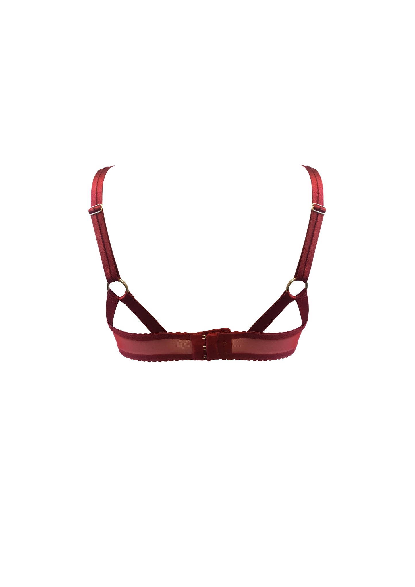 Red Bondage Belle Soft Cup Bra