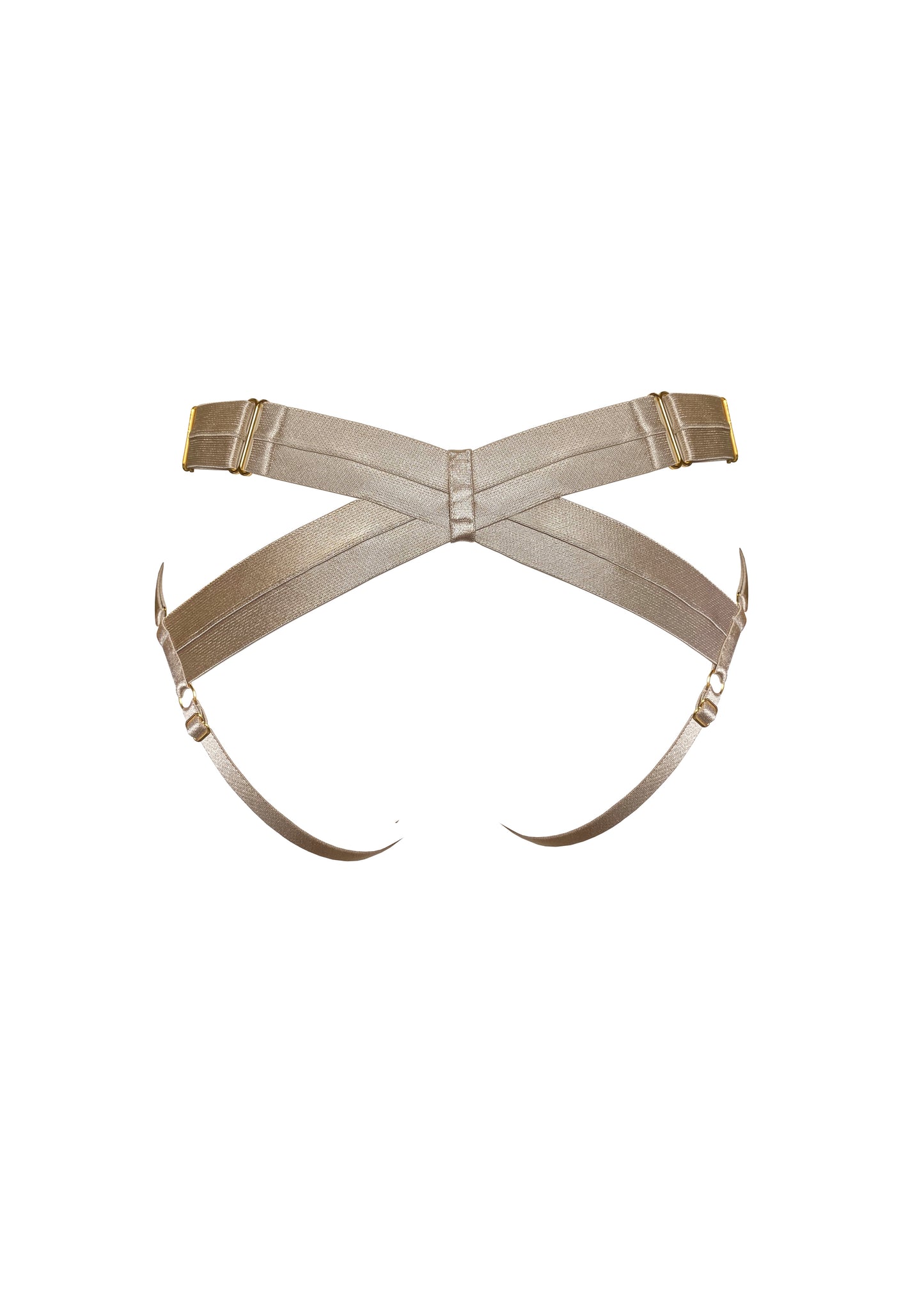 Caramel Bondage Harness Brief