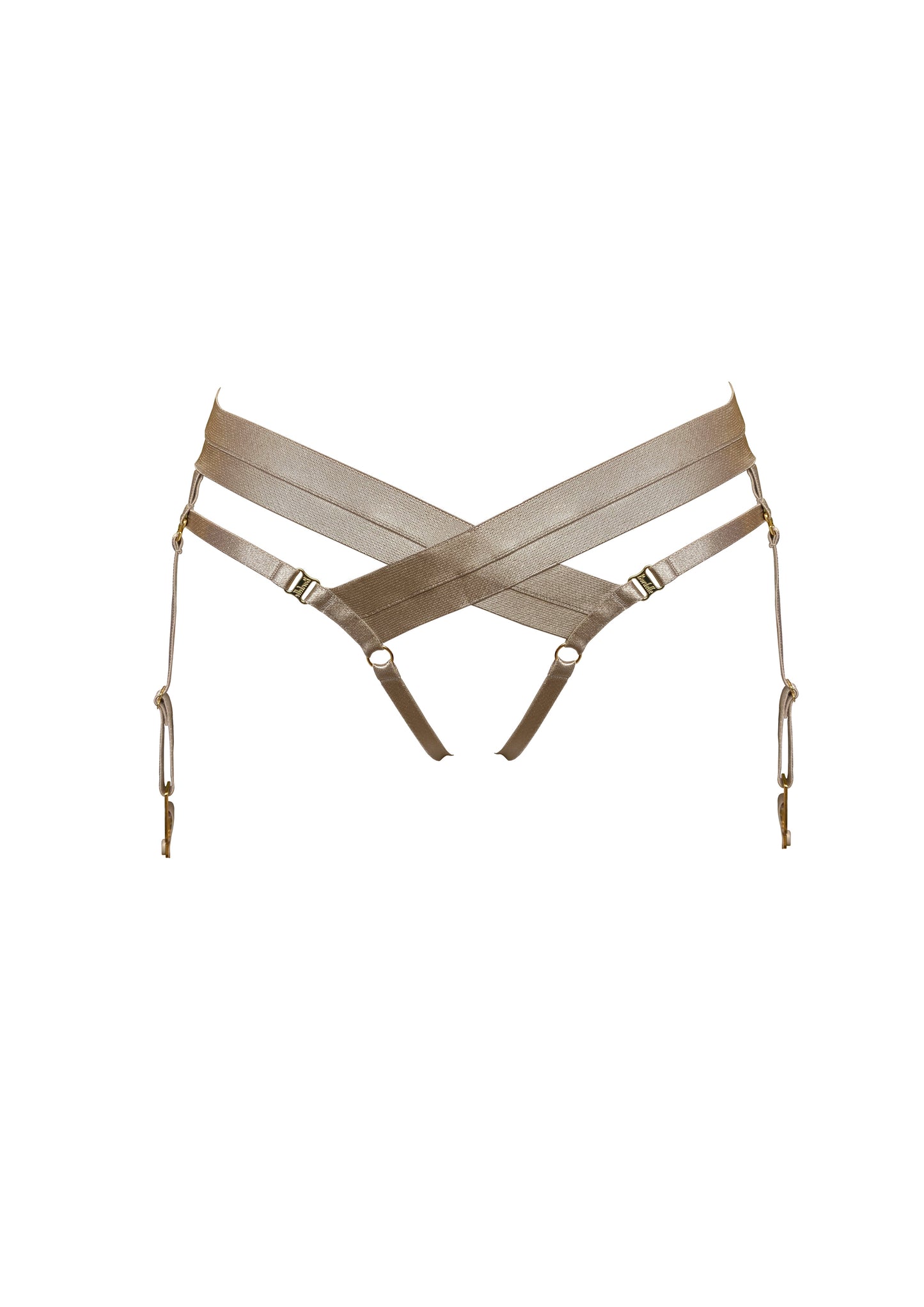Caramel Bondage Harness Brief
