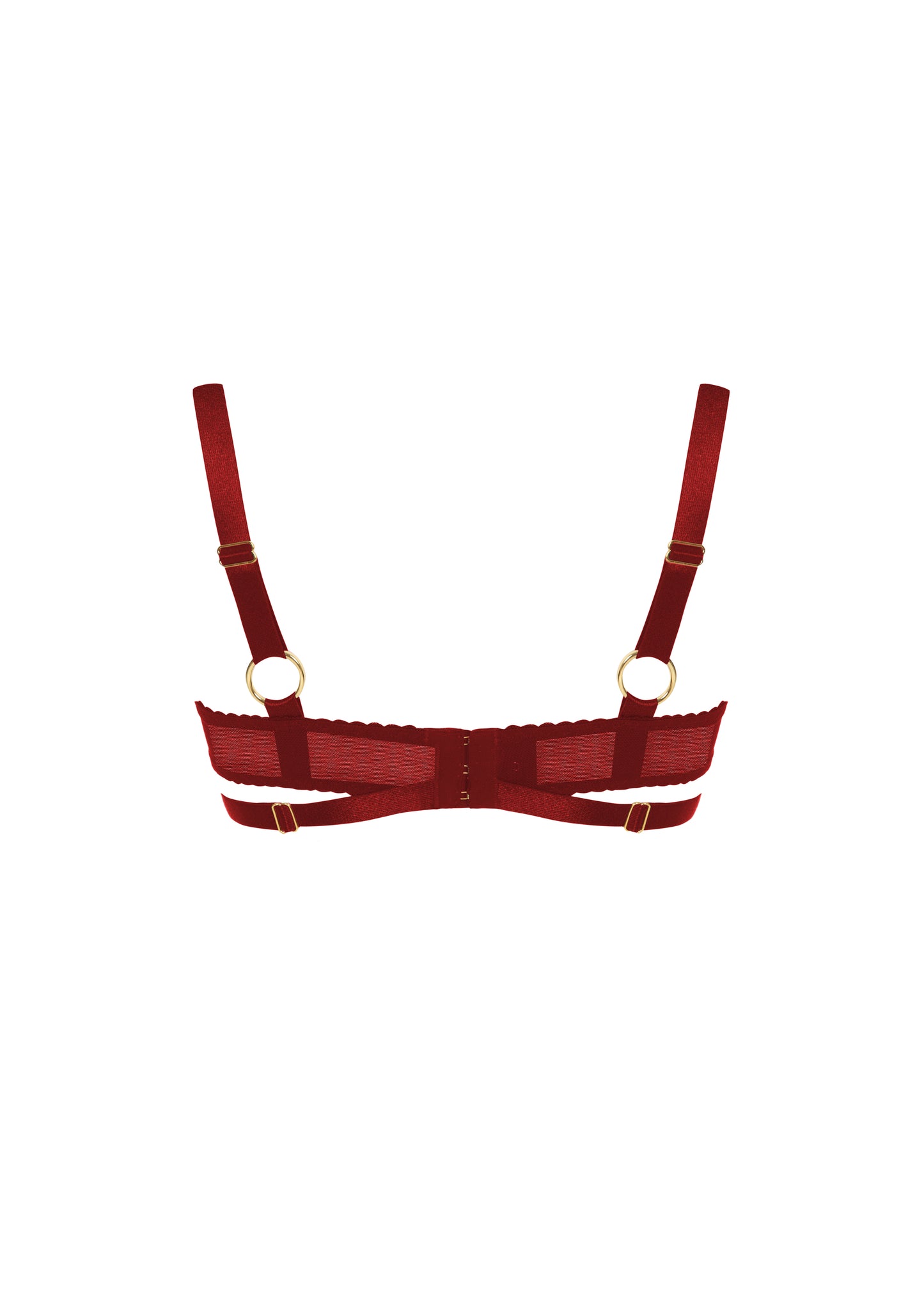 Red Gia Shelf Bra