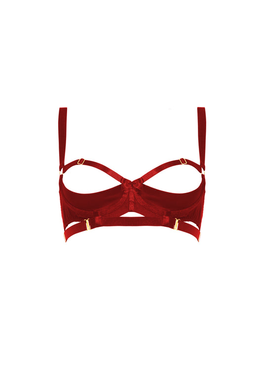 Red Gia Shelf Bra