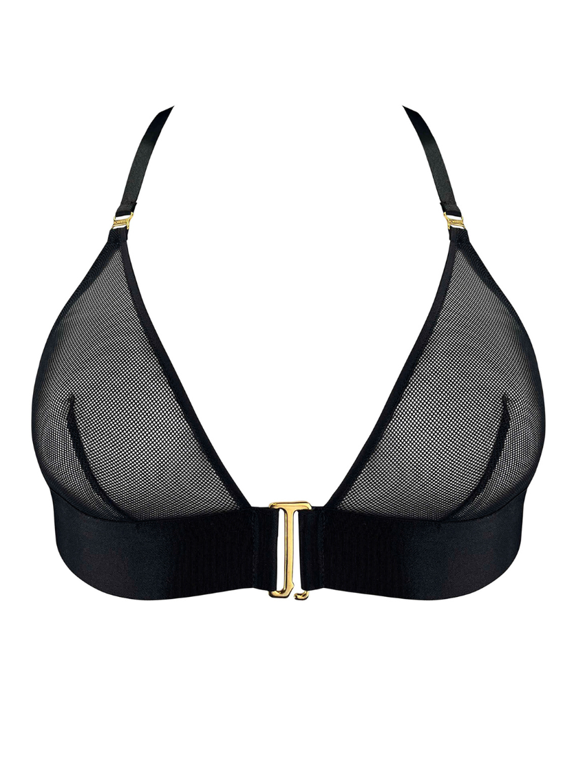 Nara Black Soft Triangle Bra