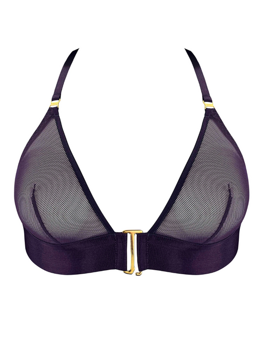 Nara Deep Purple Soft Triangle Bra