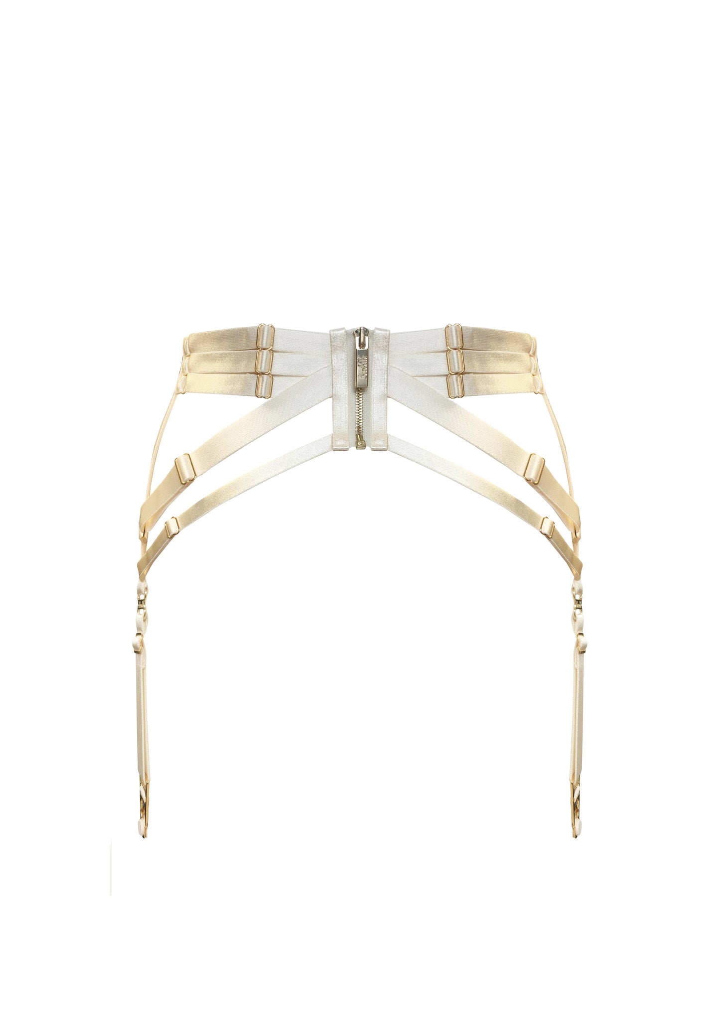 Cream Panel Suspender