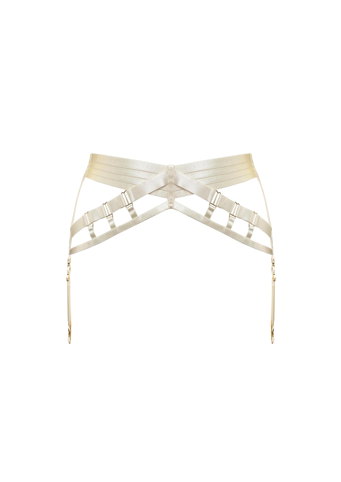 Cream Panel Suspender