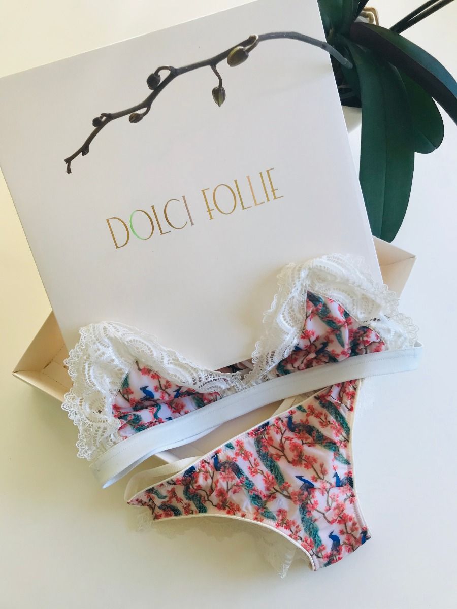 Peacock Soft Triangle Bra