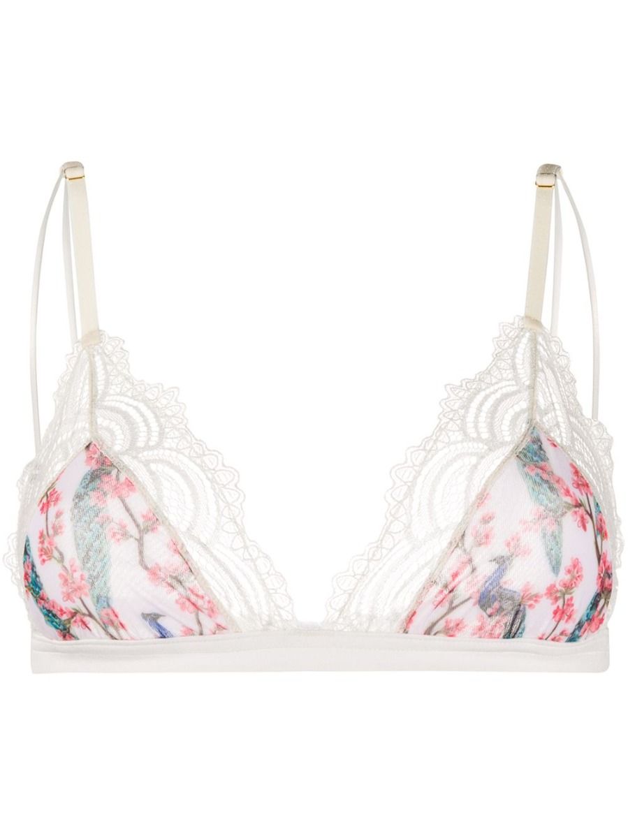 Peacock Soft Triangle Bra