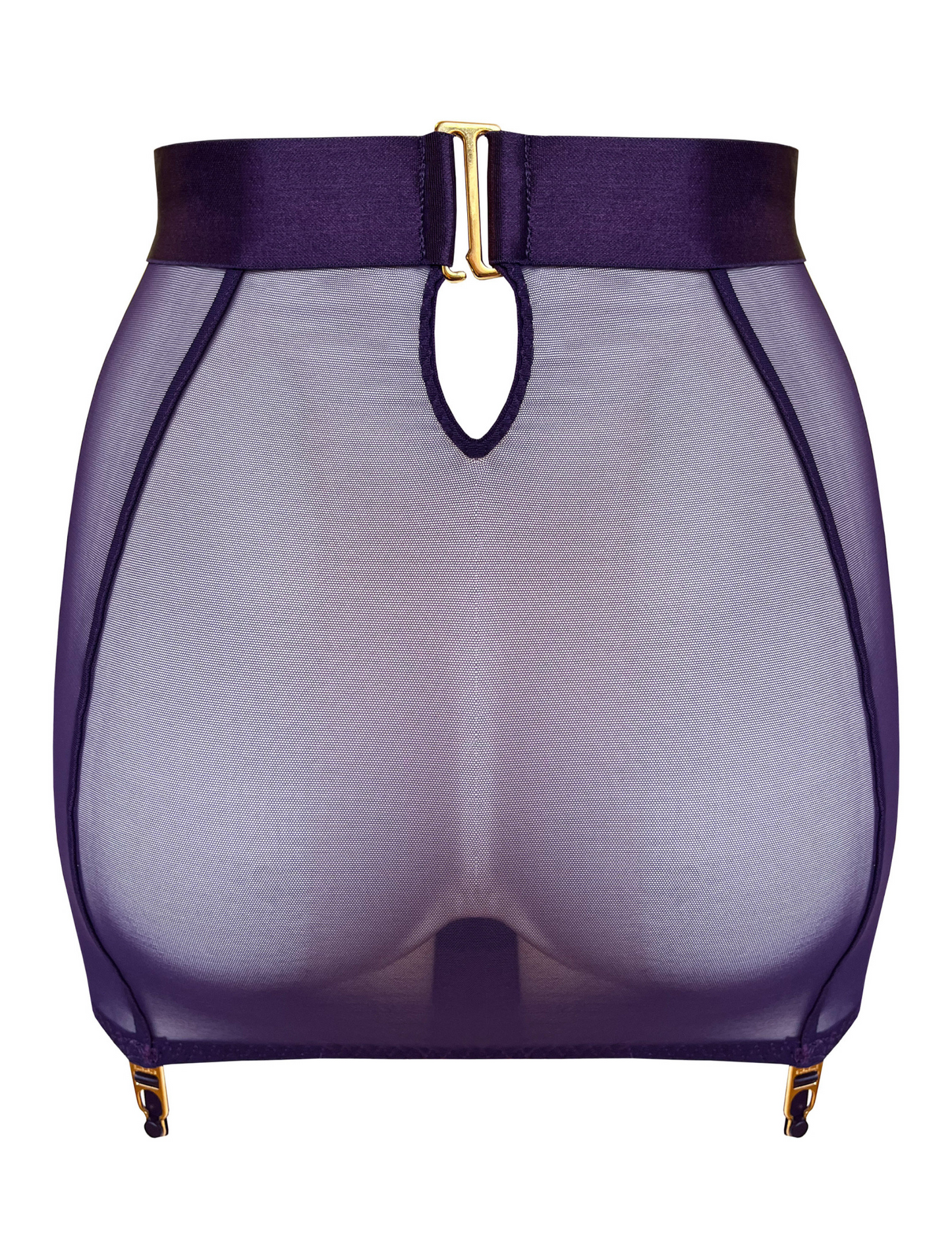 Retta Deep Purple Skirt