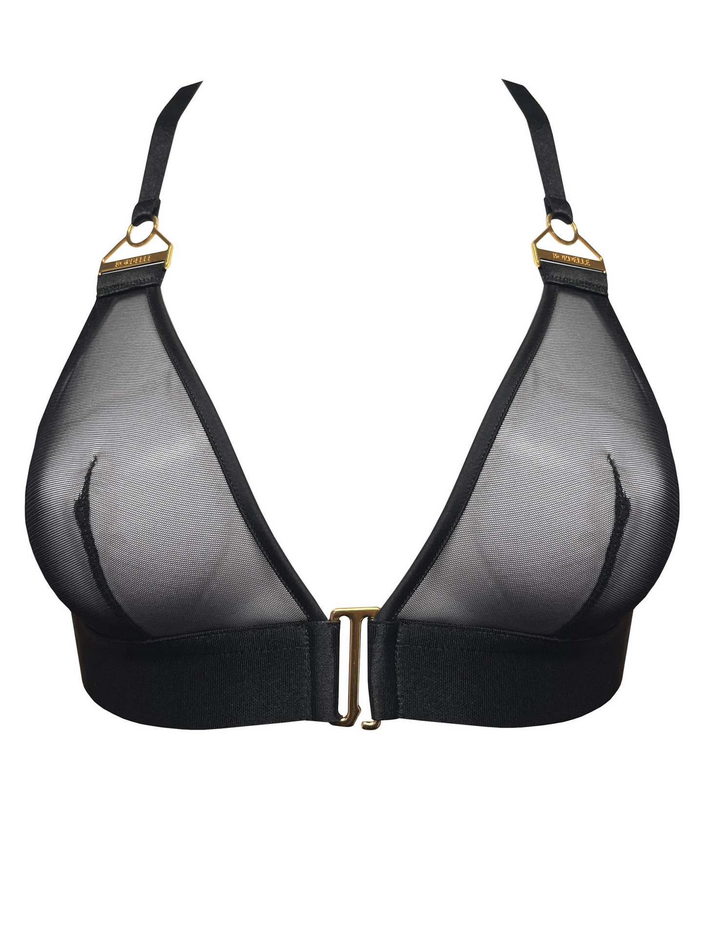Retta Black Triangle Bra