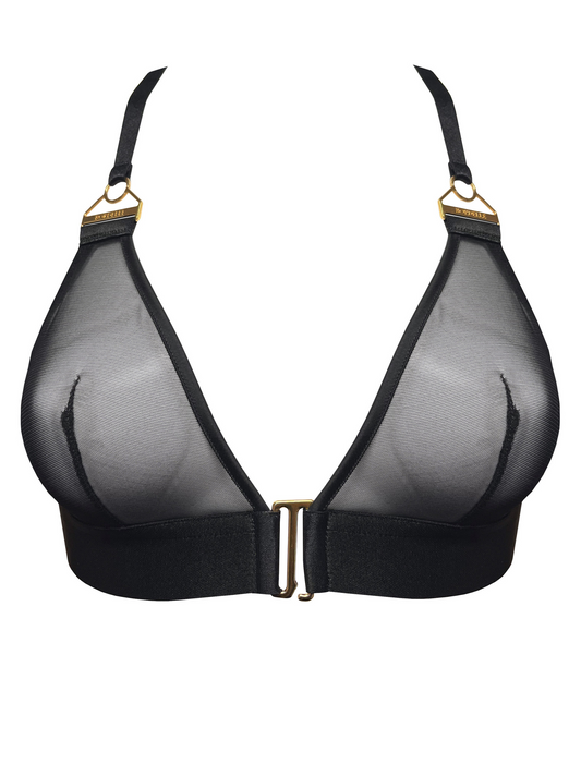 Retta Black Triangle Bra