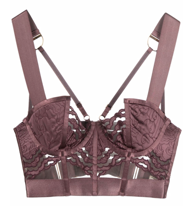 Dala Plum Cropped Basque