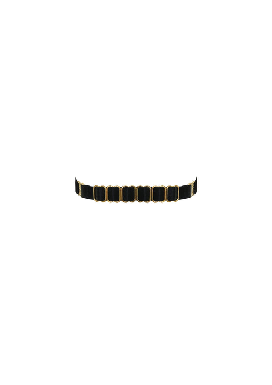 Black Strap Collar