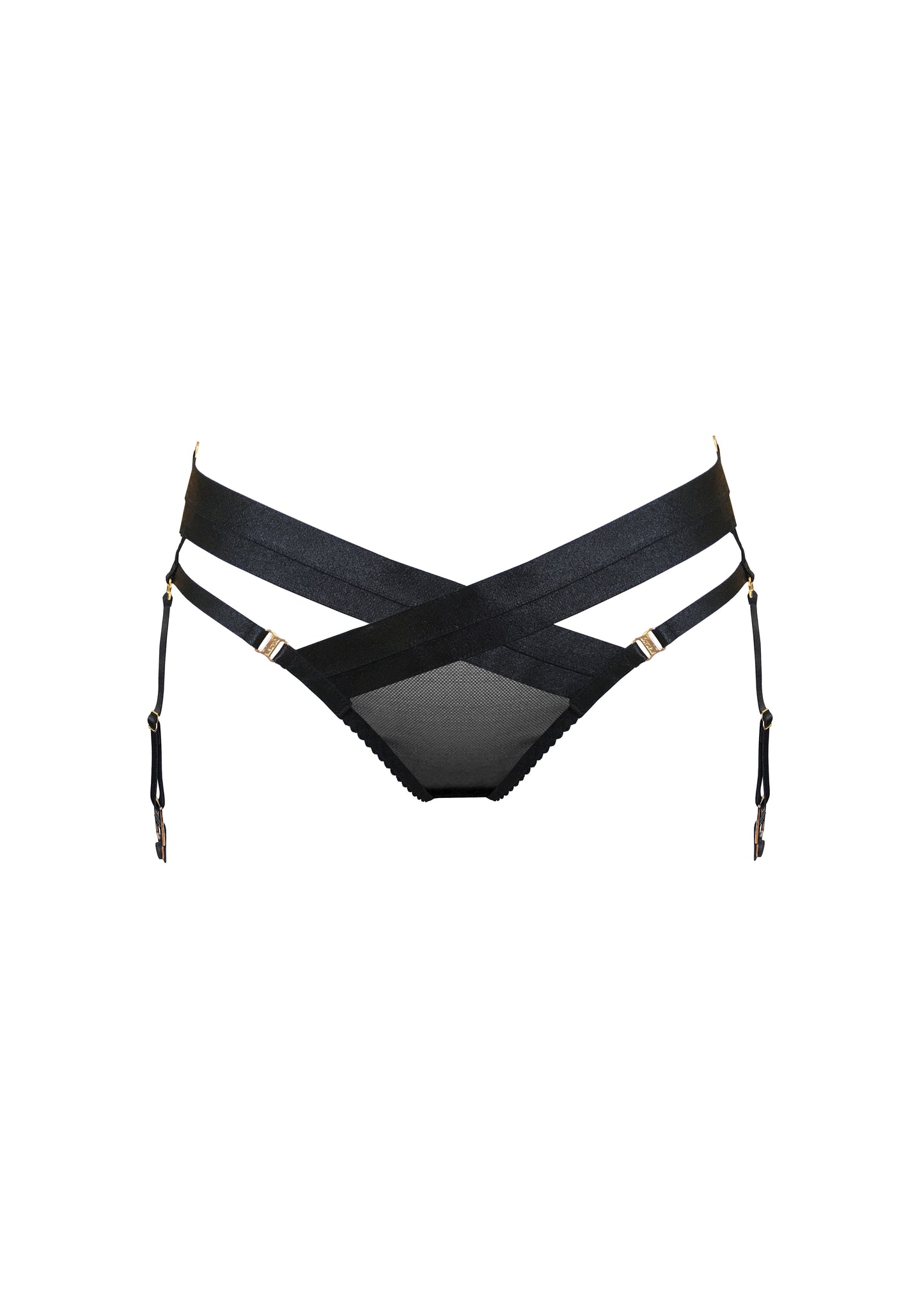 Black Tomoe Harness Brief