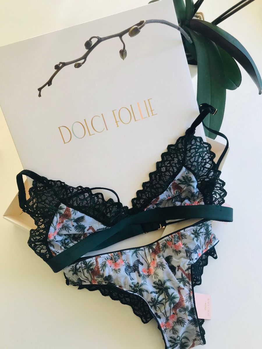 Zebra Soft Triangle Bra