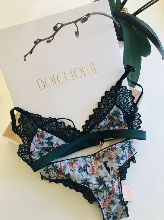 Zebra Soft Triangle Bra