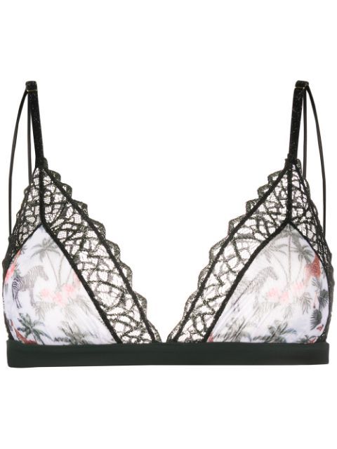 Zebra Soft Triangle Bra