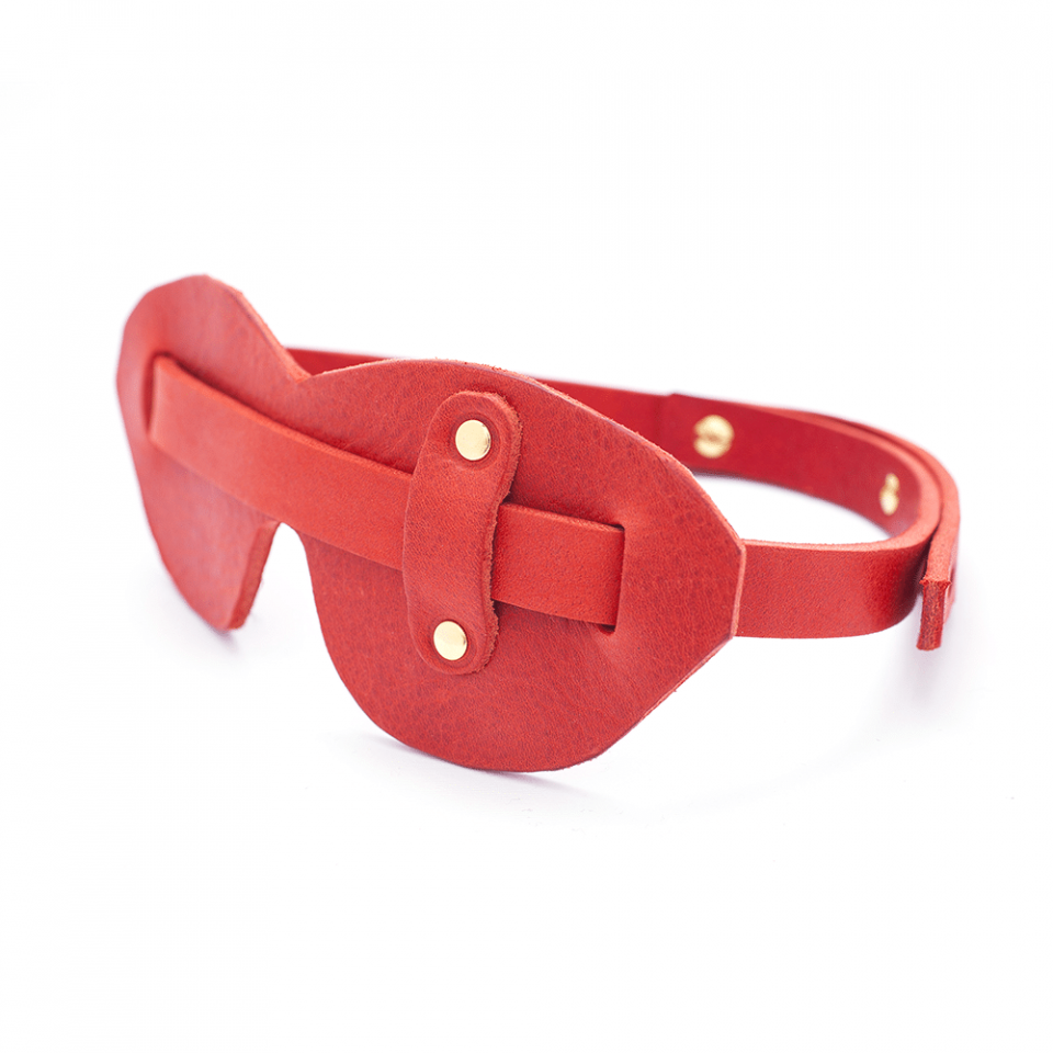 Red Cateye Blindfold