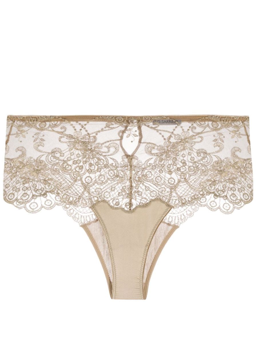 Gold High-Waisted Brief