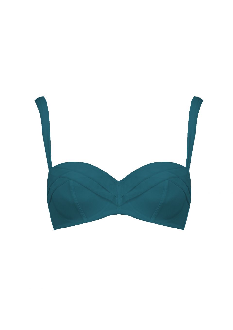 Encens'moi Teal Balconette Bra