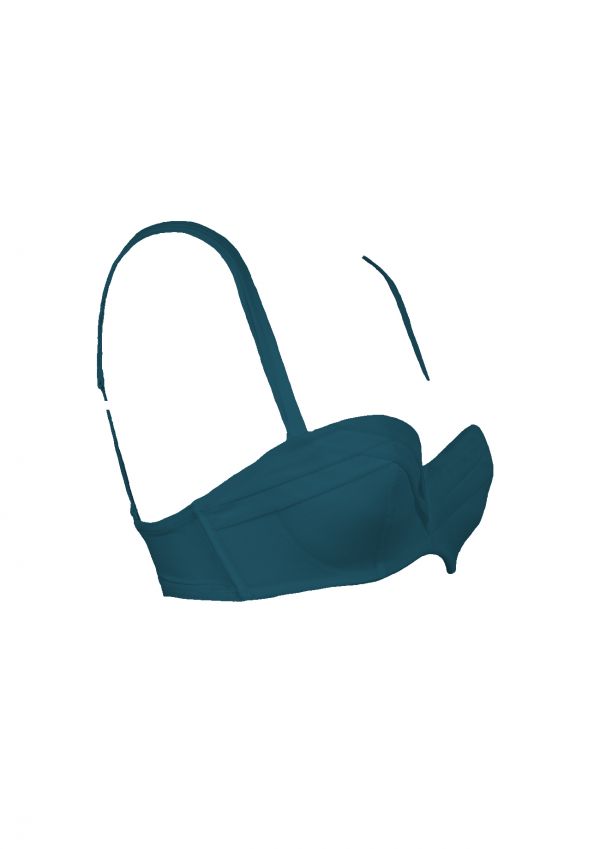 Encens'moi Teal Balconette Bra