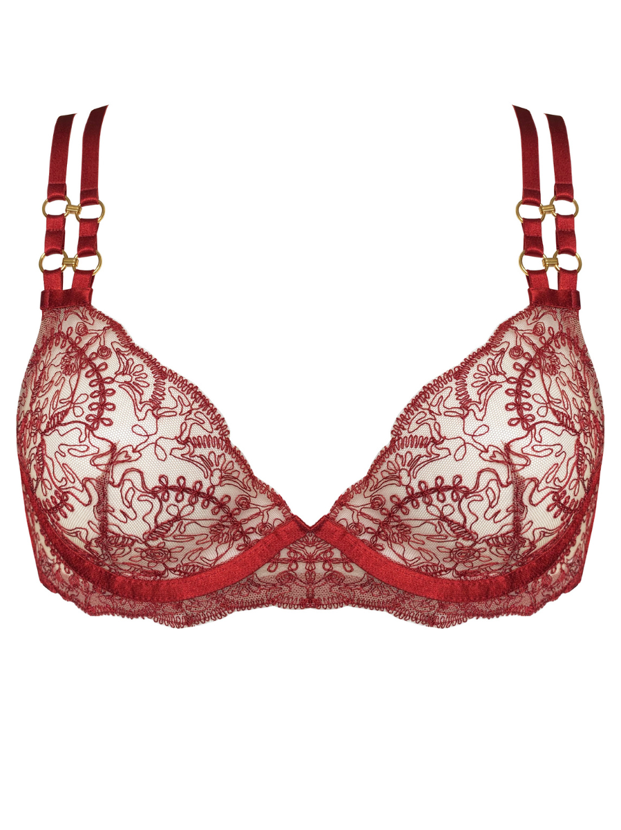 Cymatic Plunge Wire Bra