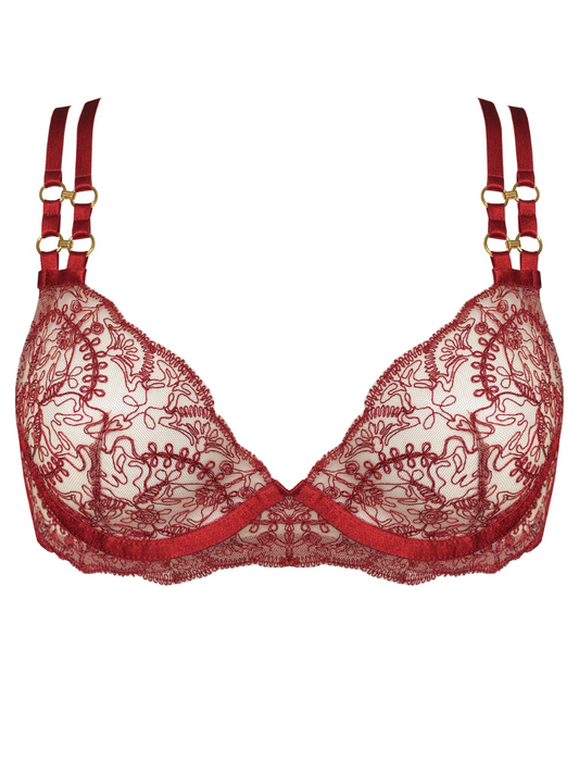 Cymatic Plunge Wire Bra
