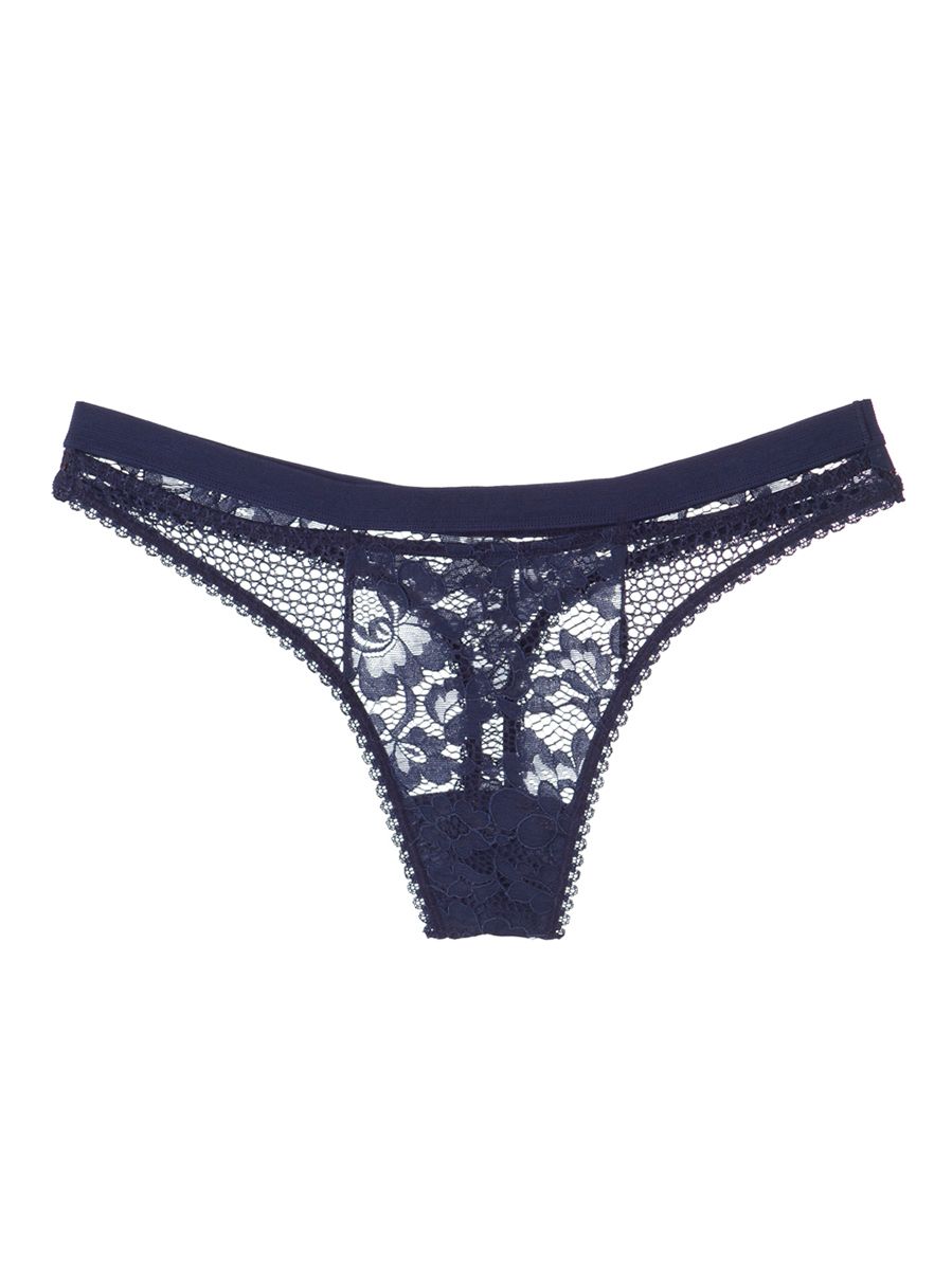 Petunia Midnight Blue Thong