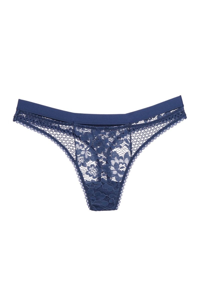 Petunia Indigo Thong