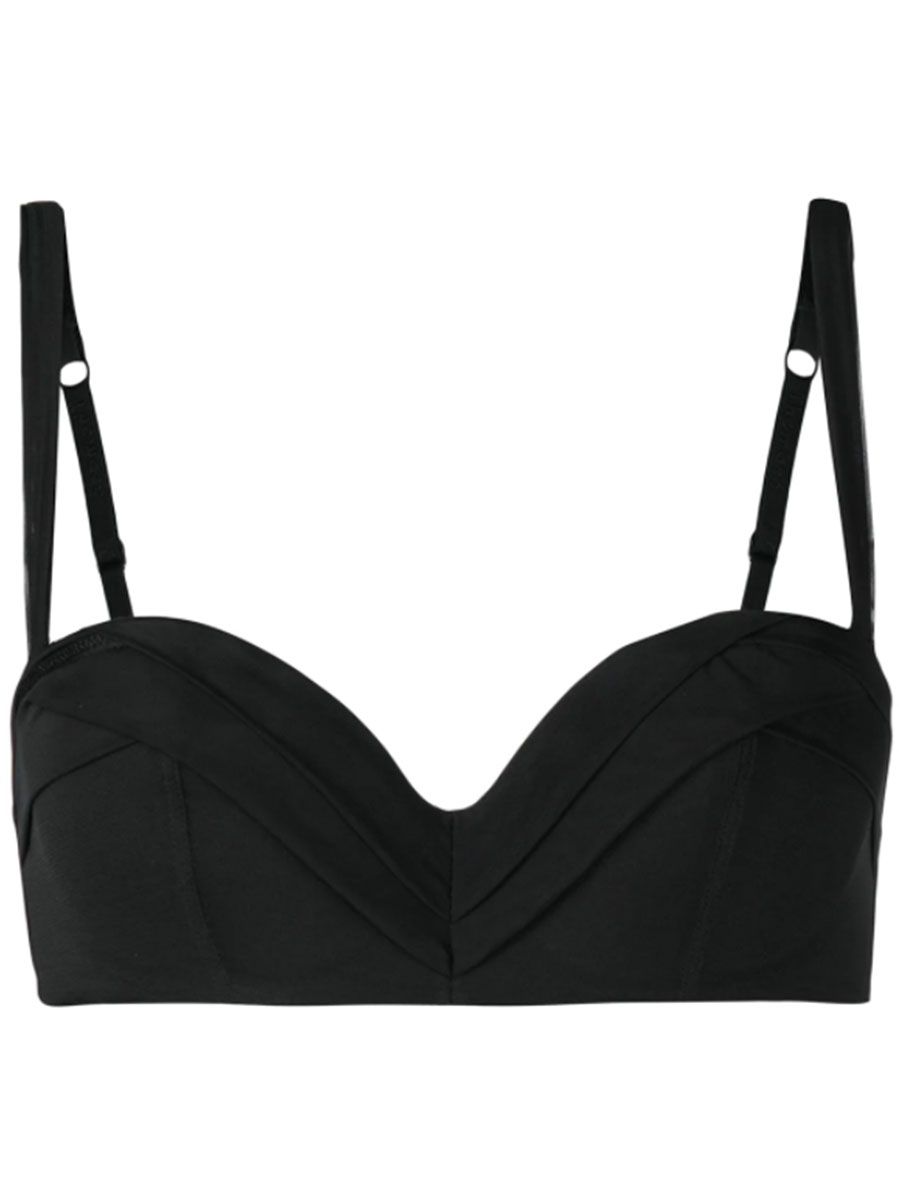 Encens Moi Black Padded Bandeau Bra