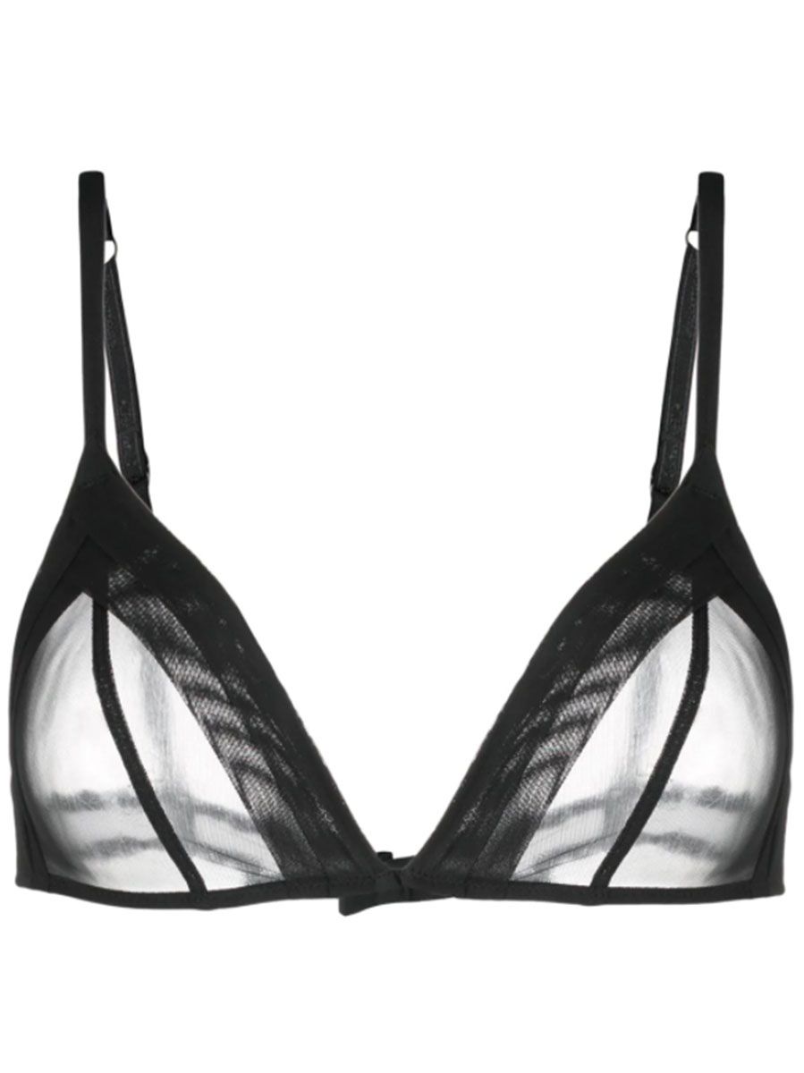 Encens Moi Black Triangle Bra