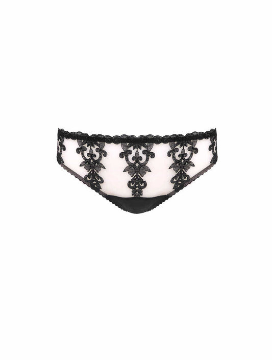 Onyx Embroidered Briefs