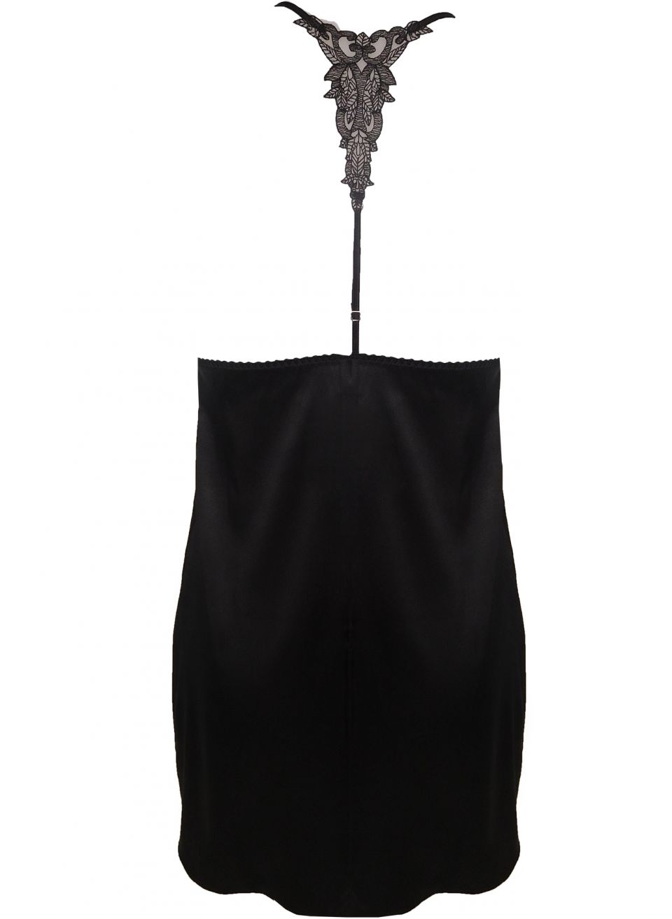 Onyx Silk Babydoll