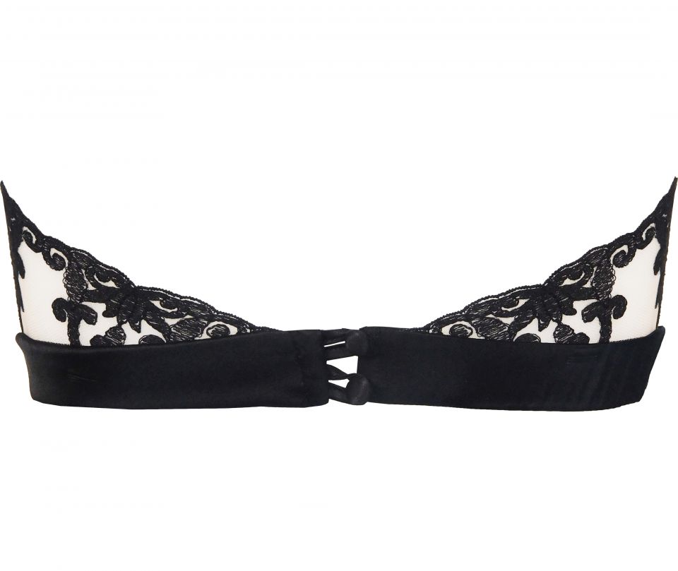 Onyx Strapless Boudoir Bra