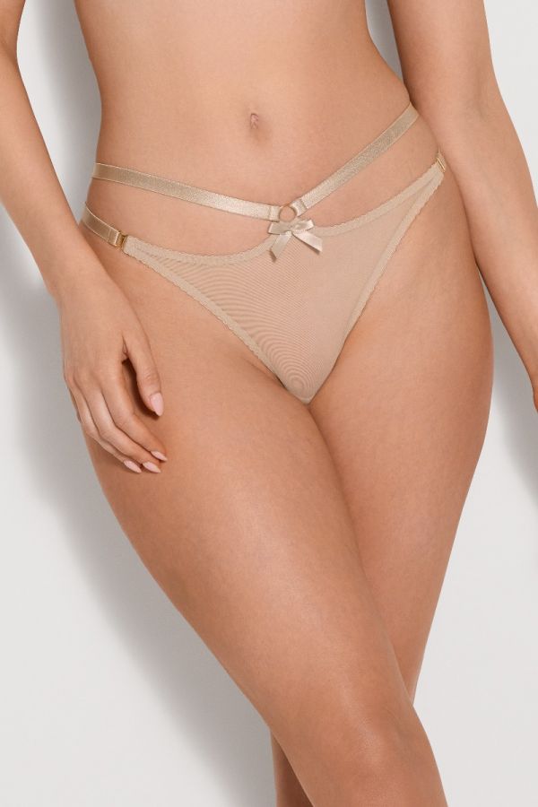 Caramel Harness Thong
