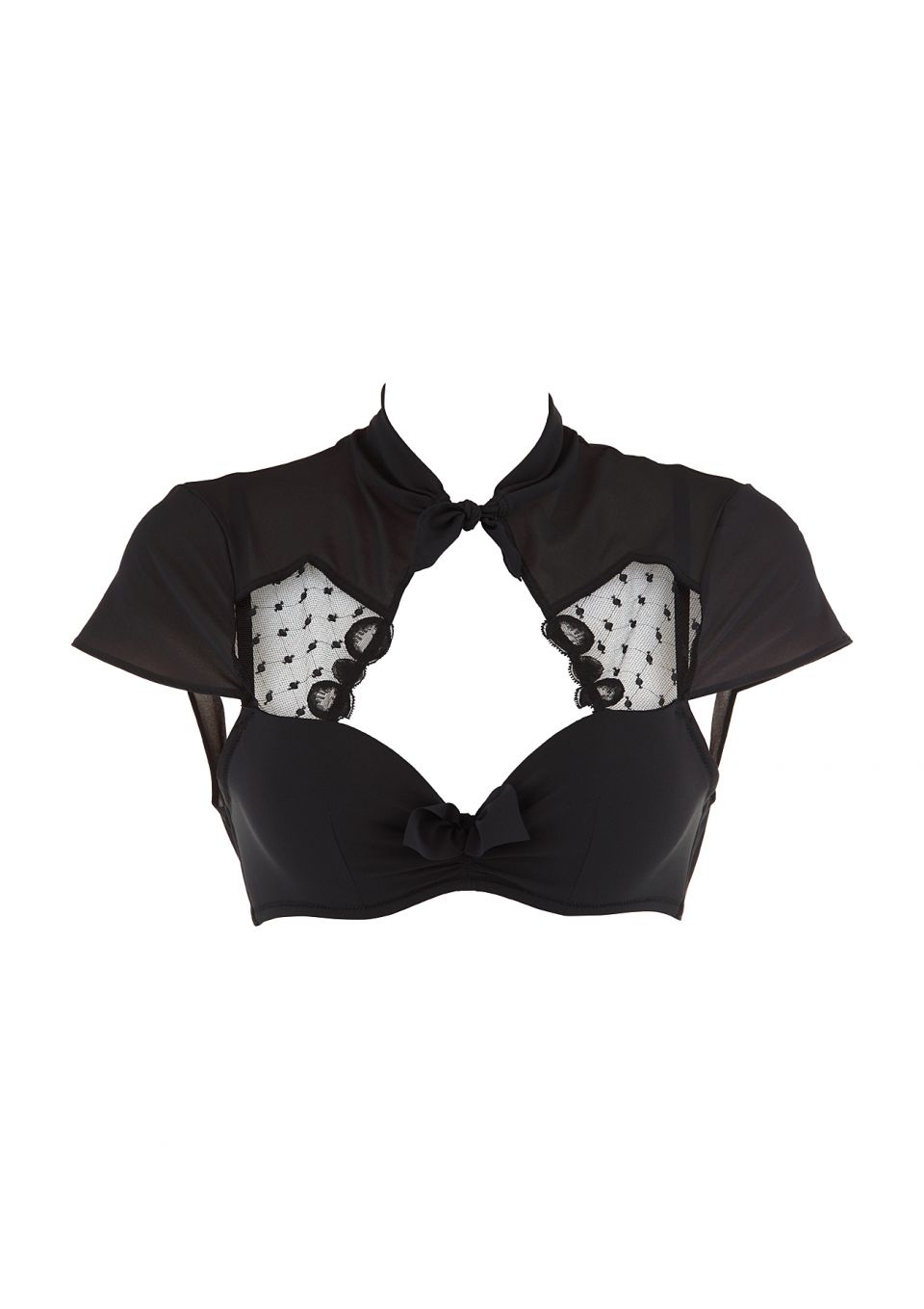 Bandanana Black Balconette Top