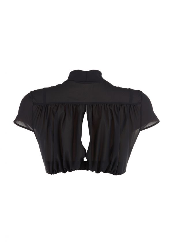 Bandanana Black Balconette Top