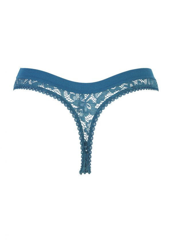 Petunia Petrol Sporty Thong