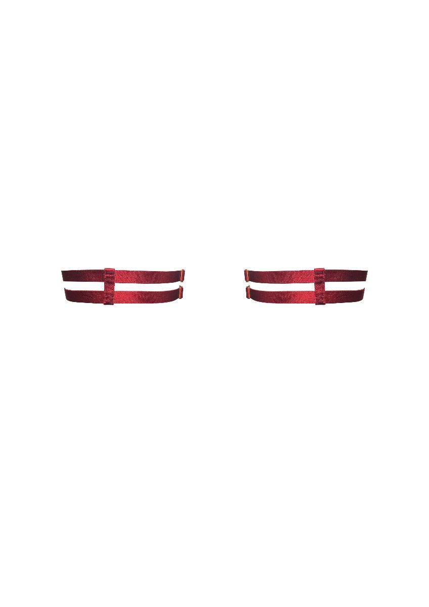 Kleio Red Bondage Garters