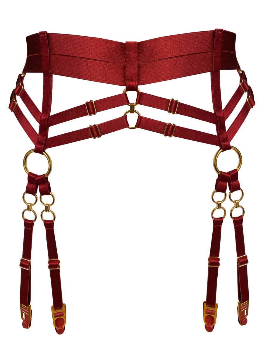 Kleio Red Suspender