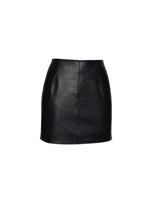 Mia Leather Skirt