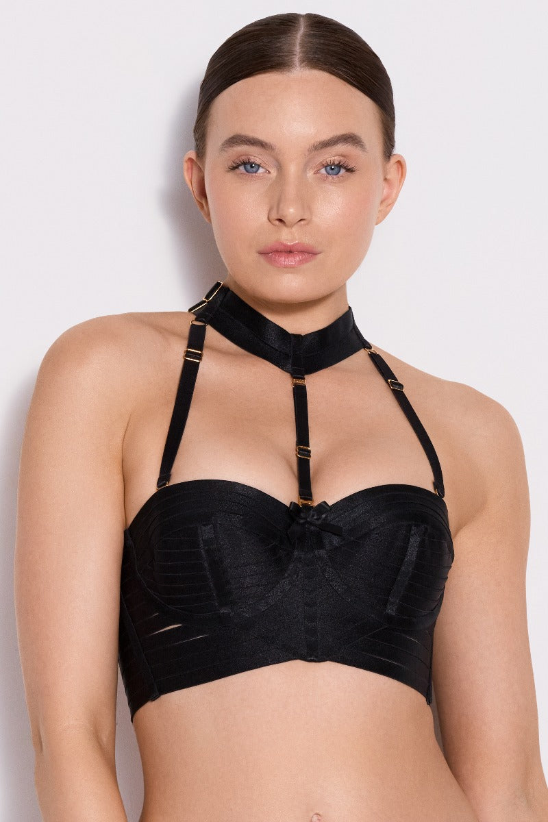 Black Minerva Bodice Bra