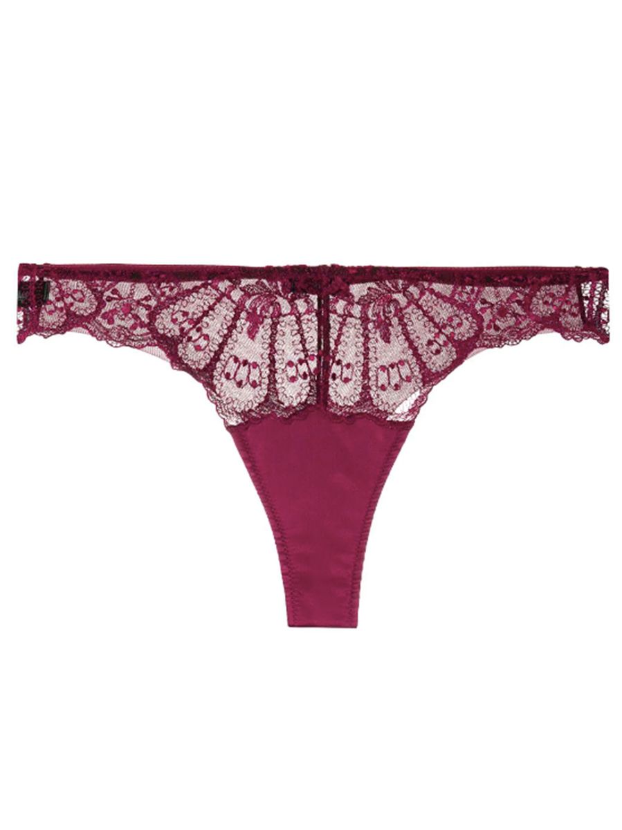 Desert Rose Orchid Thong