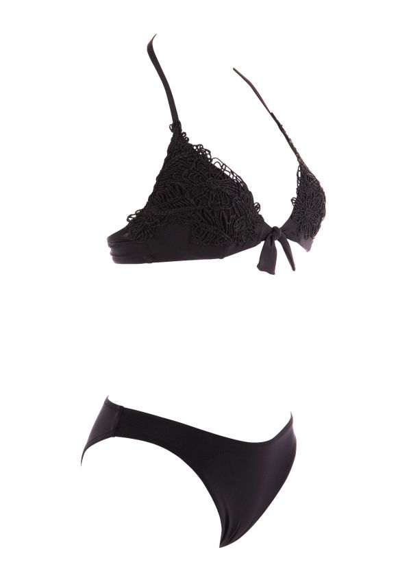 Crochet Under-wired Halter Bikini