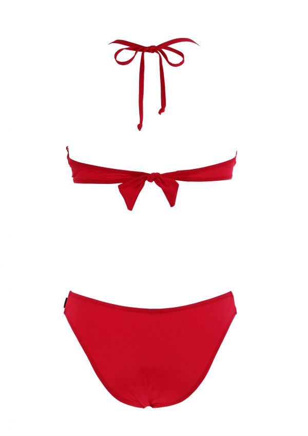 Crochet Under-wired Halter Bikini