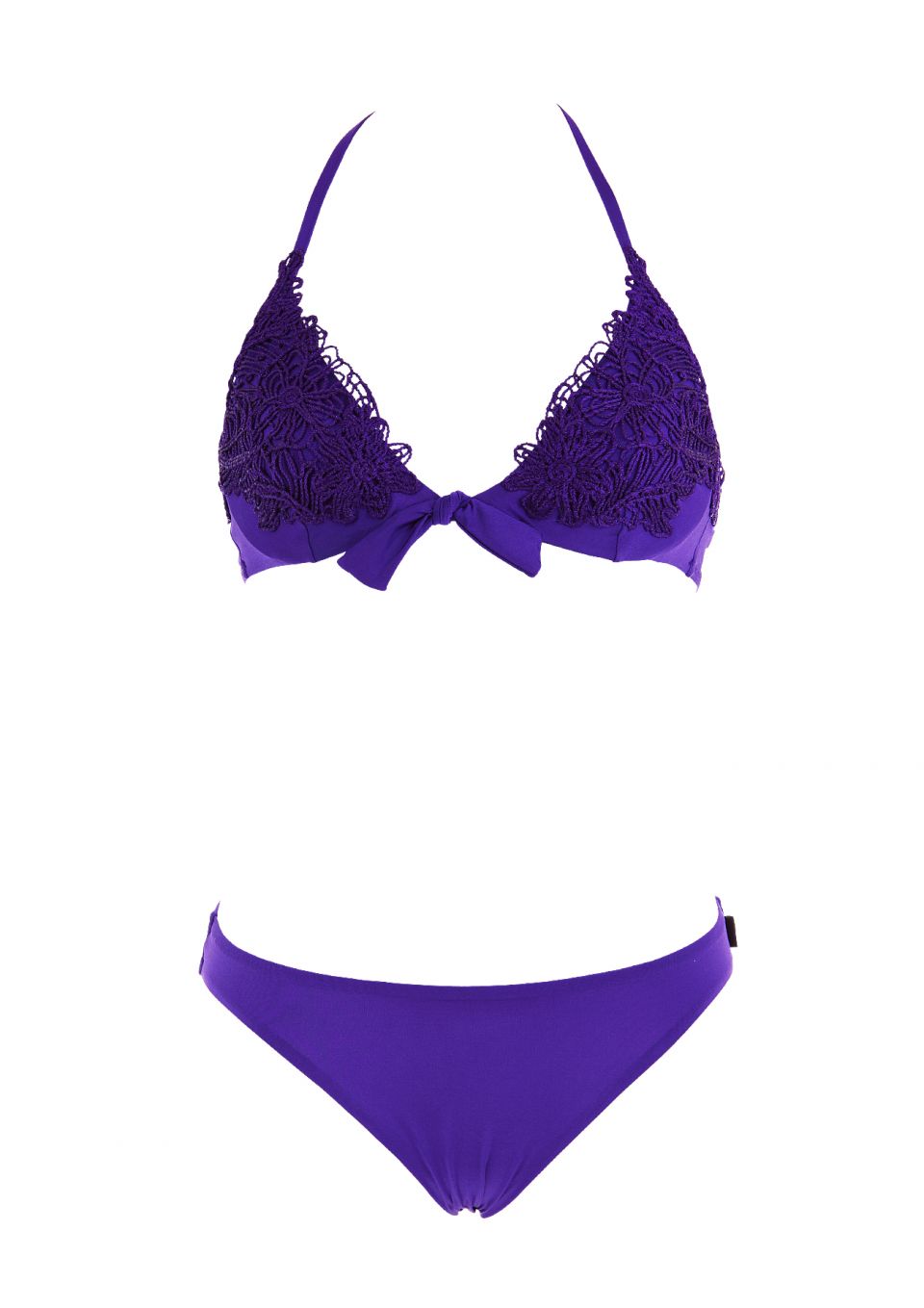 Crochet Under-wired Halter Bikini